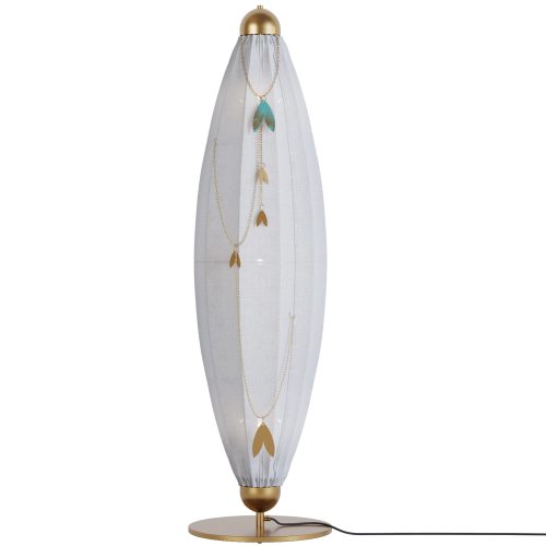 Торшер Chrysalis, 28462 Світла латунь З декором, Pikart Lights