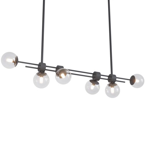 Люстра Abby, 26272 Чорний Прозорий, Pikart Lights