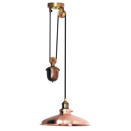 Люстра Hat & Counterweight, 1852 Мідний, Pikart Lights