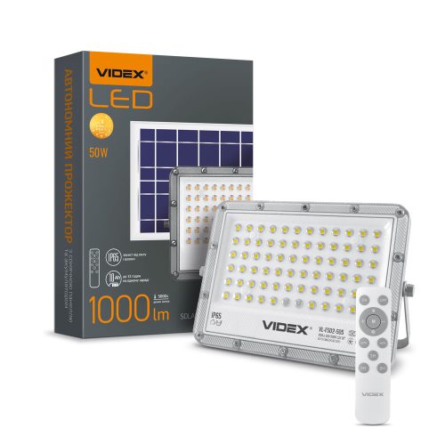 Світлодіодний прожектор автономний VIDEX 1000LM 5000K 3.2V