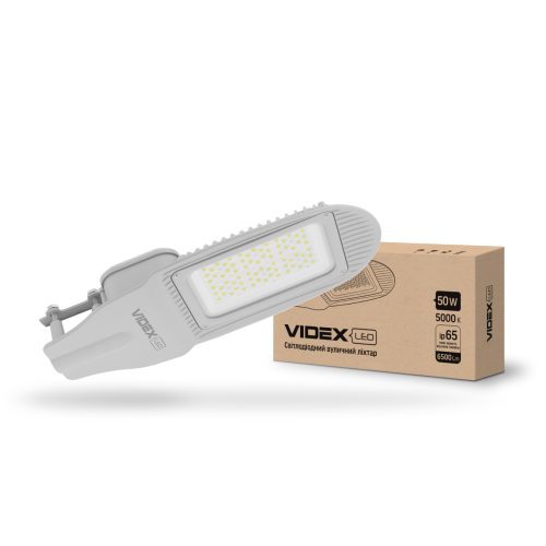 Світлодіодний вуличний ліхтар VIDEX  50W 5000K Сірий