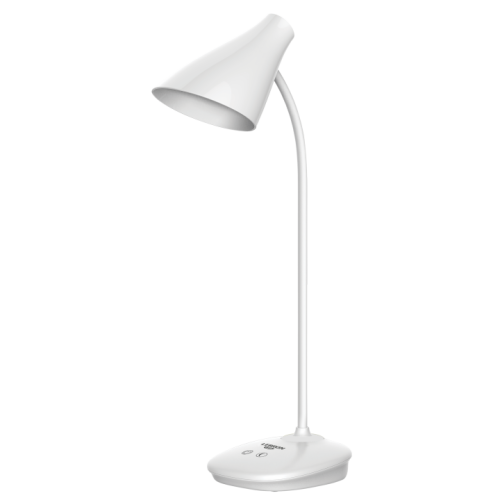 LED лампа настільна LEBRON L-TL-L-48, 4W, 4100K, Li-ion 1200mAh, біла, USB