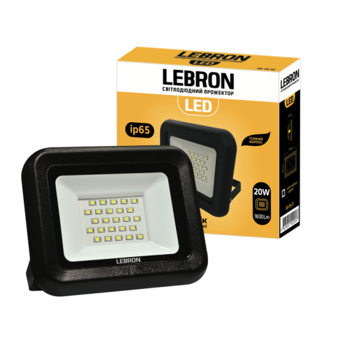 LED прожектор LEBRON L-LF, 10W,  6200K, 900Lm, 230V