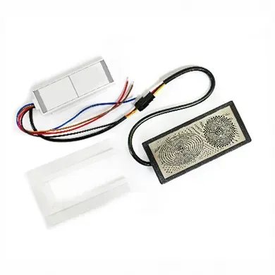Сенсорний вимикач для зеркал LB-05-ВТ,ДИНАМИК, 2 клавиши, 1*65W, bluetooth, dimmer, DC12-24V