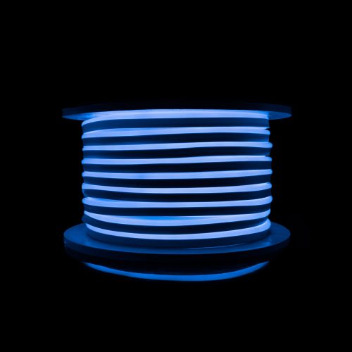 Світлодіодний неон PROLUM™ 8x16, IP68, 220V, Series "GL", Синій, PRO