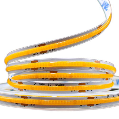 Світлодіодна LED стрічка PROLUM™ 24V; СОВ; 480 LED; IP20; Series "PRO", Тепло-Білий (2800-3200K)