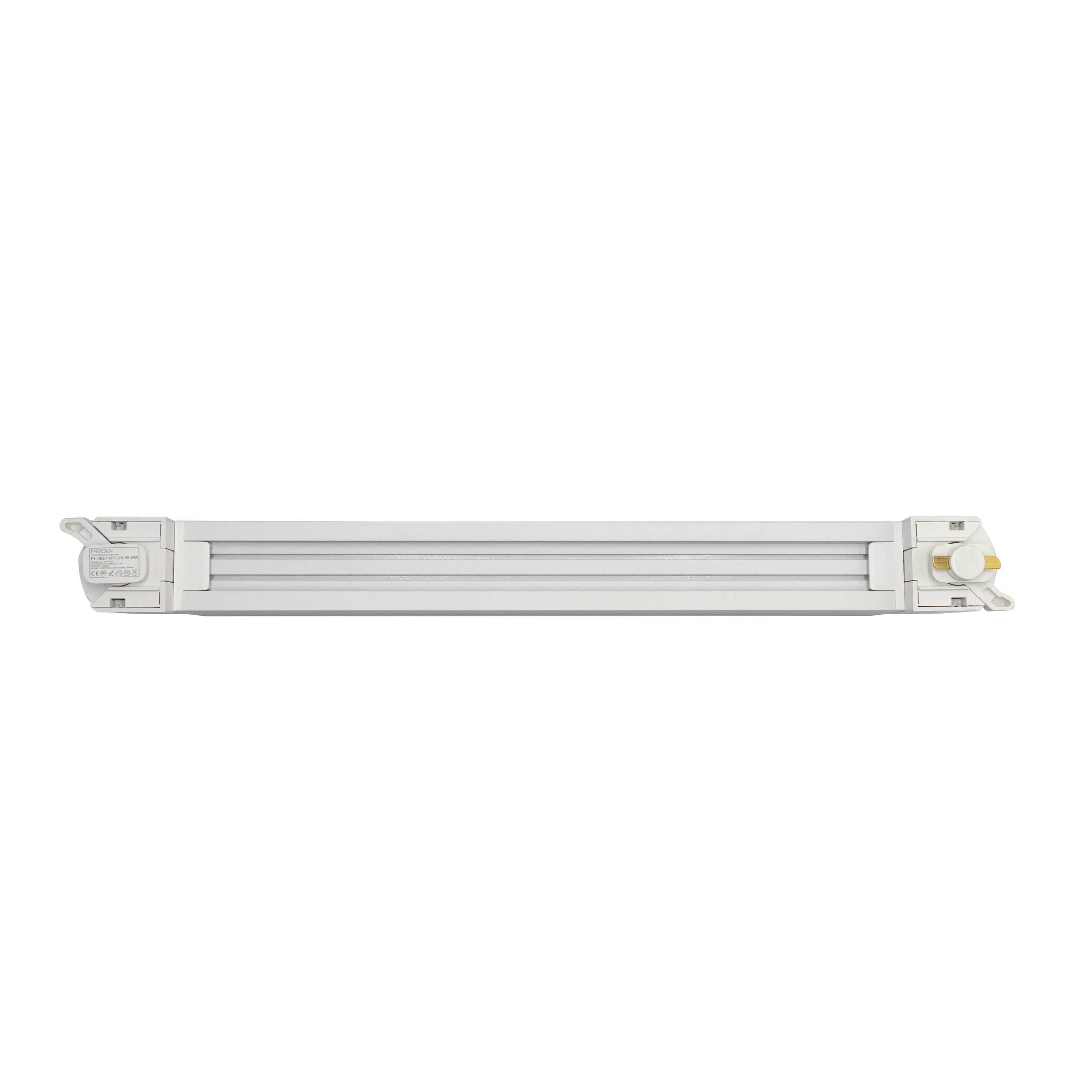 (4) Трековий світильник PROLUM™ Поворотний; M27; 20W; 220V; Білий SERIES "RFL"; Білий 4000К - Зображення 5