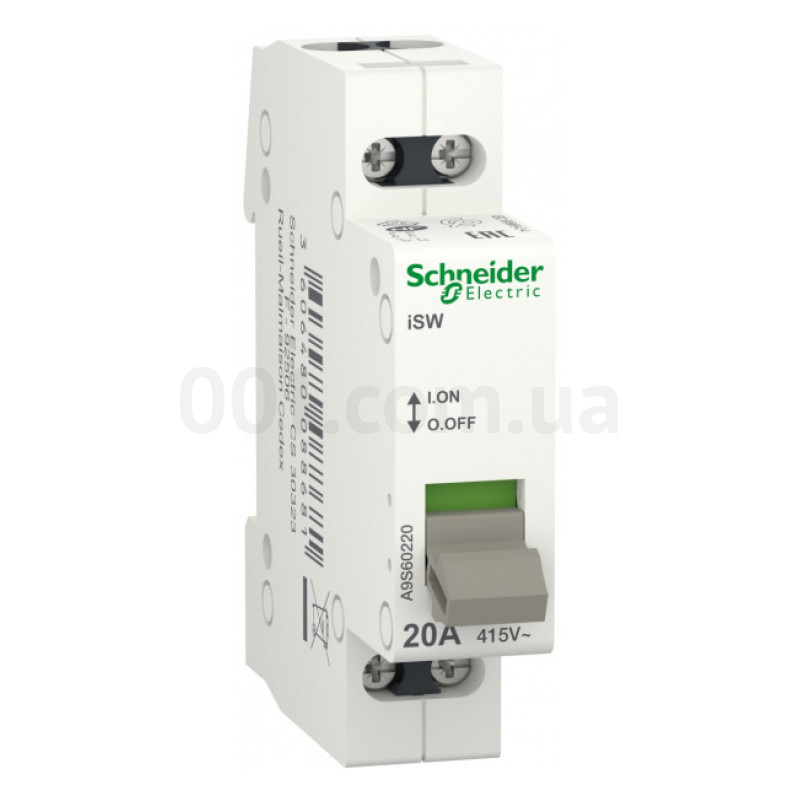 () Вимикач навантаження iSW 2P 20A, Schneider Electric