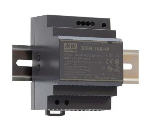 Блок живлення на DIN-рейку Mean Well HDR-100-12N 90W; 7.5A; 12V; IP20) Series "HDR"
