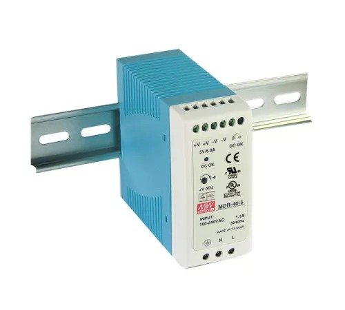 Блок живлення на DIN-рейку Mean Well MDR-40-12 40W; 3.33A; 12V; IP20) Series "MDR"